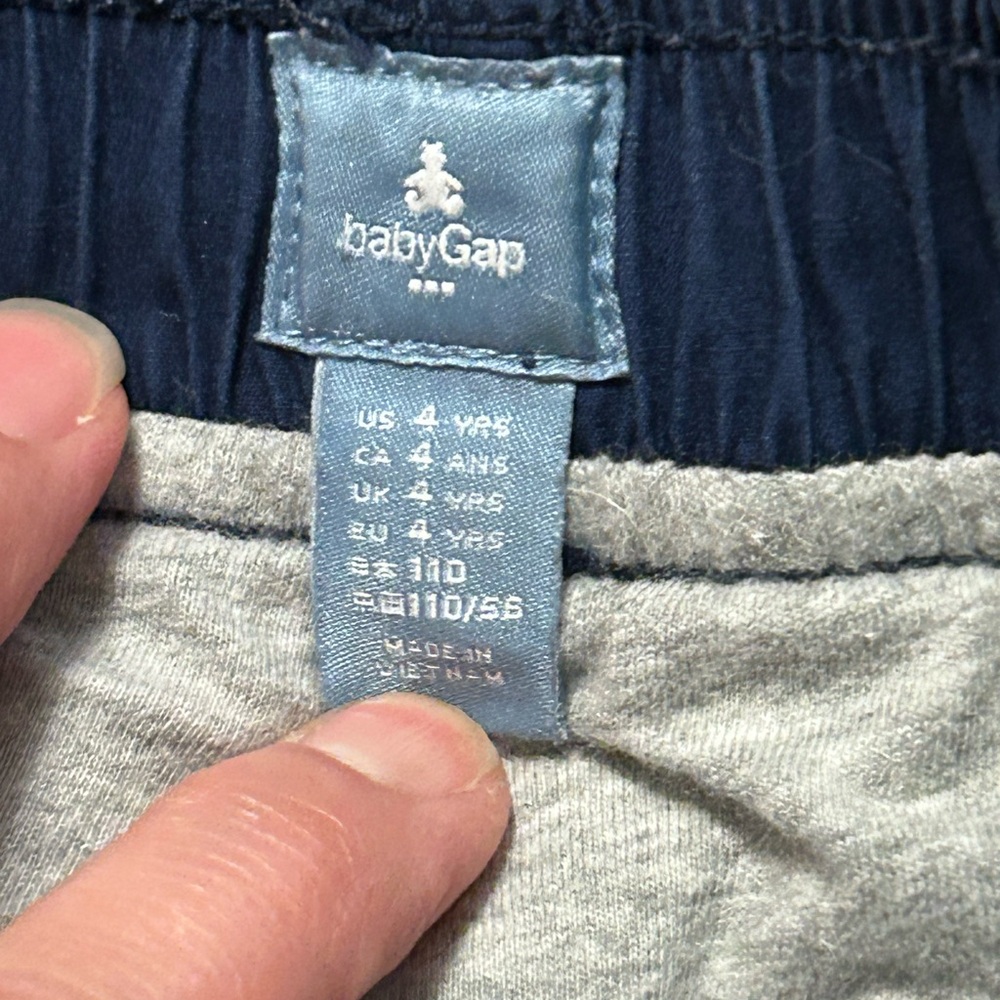 Gap Lined Blue Pants - Picture 3 of 4
